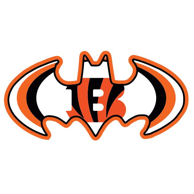 Cincinnati Bengals Batman Logo fabric transfer